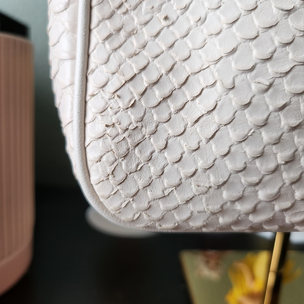 Coach Nolita 24 Chalk Python RARE - Picture 6 of 10